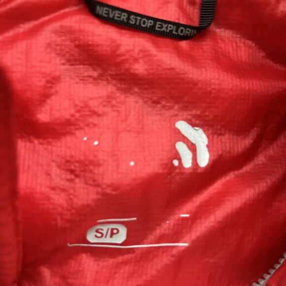 North Face Thermoball Puffer Vest Women Small Pink Colorblock Transitional Light - Picture 2 of 7